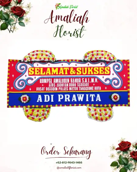 Papan Bunga Ucapan Selamat Ranupani